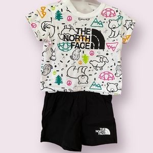 ⭐️SET OF 2⭐️ The North Face Baby Summer Set. Size 3M.